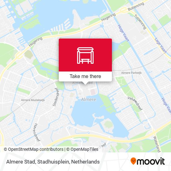 Almere Stad, Stadhuisplein map