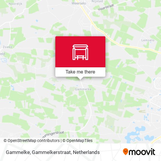 Gammelke, Gammelkerstraat map