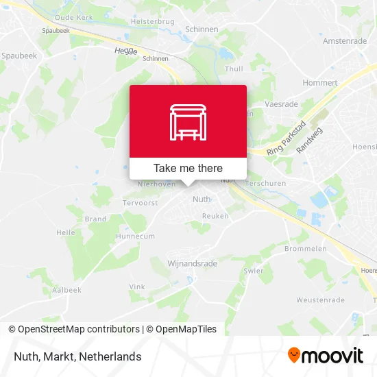 Nuth, Markt map