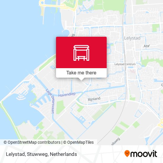 Lelystad, Stuwweg map