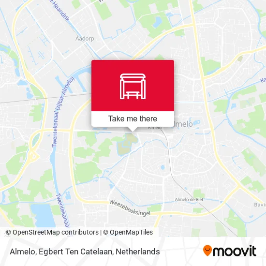 Almelo, Egbert Ten Catelaan map