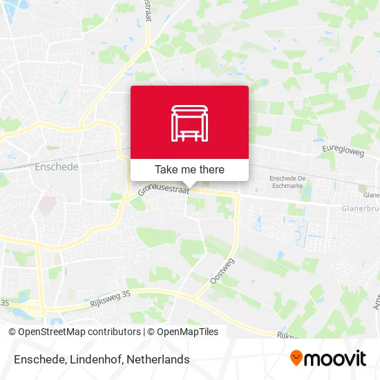 Enschede, Lindenhof map