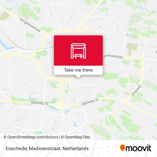 Enschede, Madioenstraat map