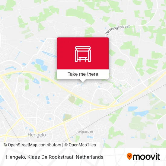 Hengelo, Klaas De Rookstraat map