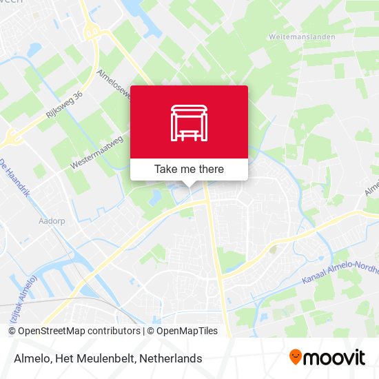 Almelo, Het Meulenbelt Karte