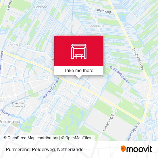 Purmerend, Polderweg Karte