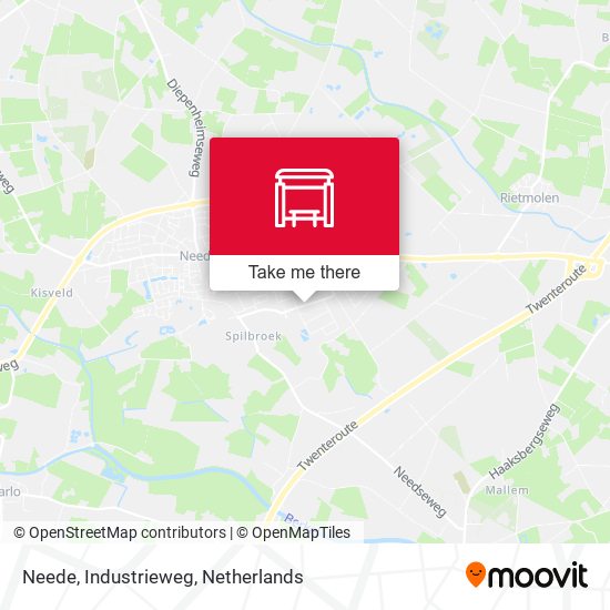 Neede, Industrieweg map