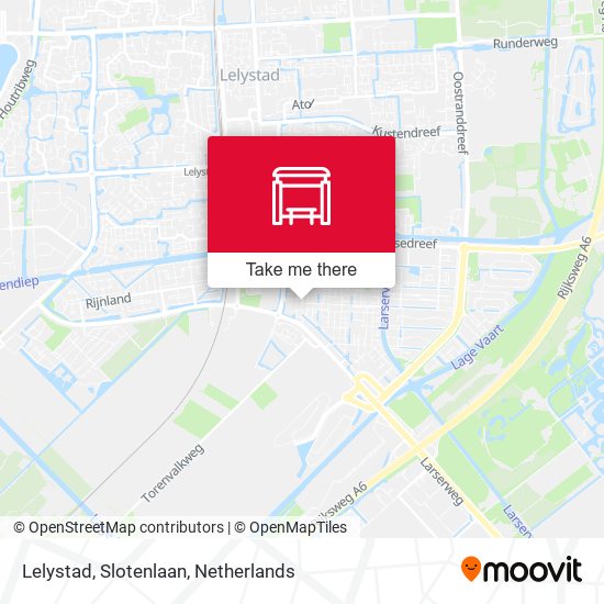 Lelystad, Slotenlaan map