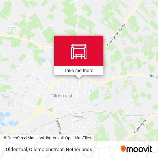 Oldenzaal, Oliemolenstraat map