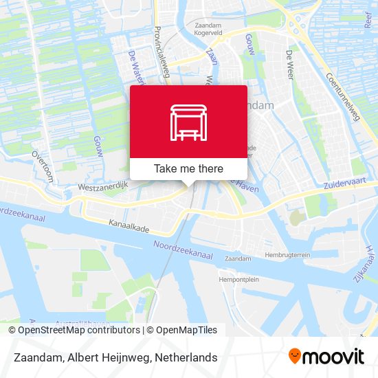 Zaandam, Albert Heijnweg map