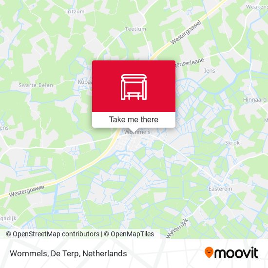 Wommels, De Terp map