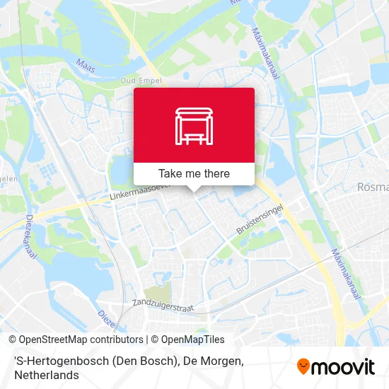 'S-Hertogenbosch (Den Bosch), De Morgen map