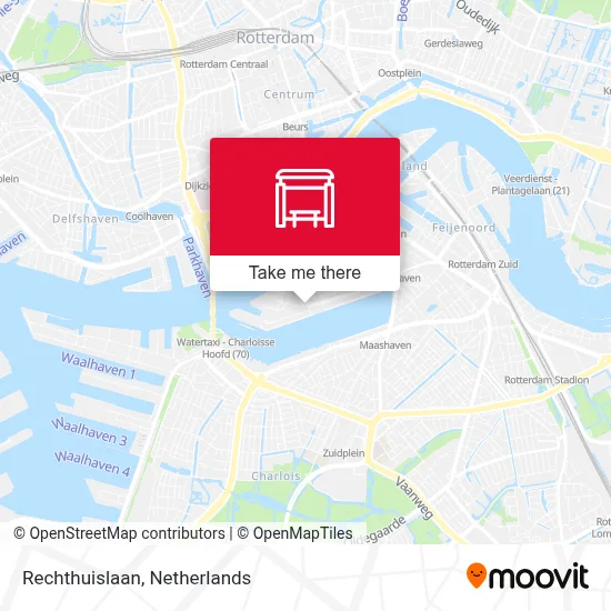 Rechthuislaan map