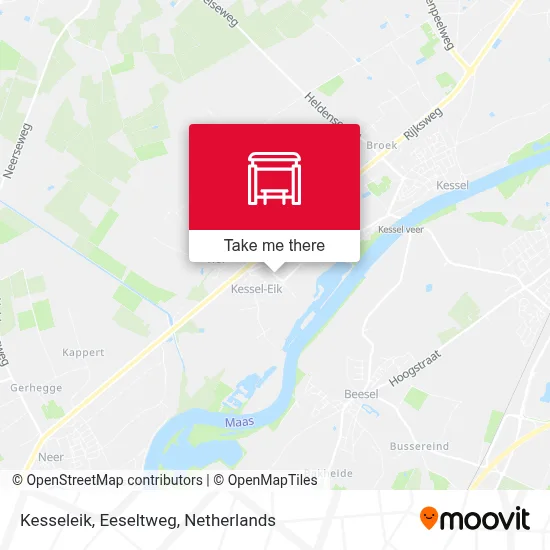 Kesseleik, Eeseltweg Karte