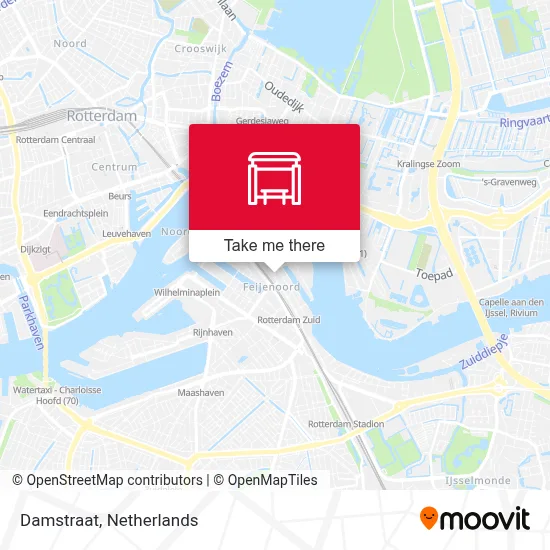 Damstraat Karte