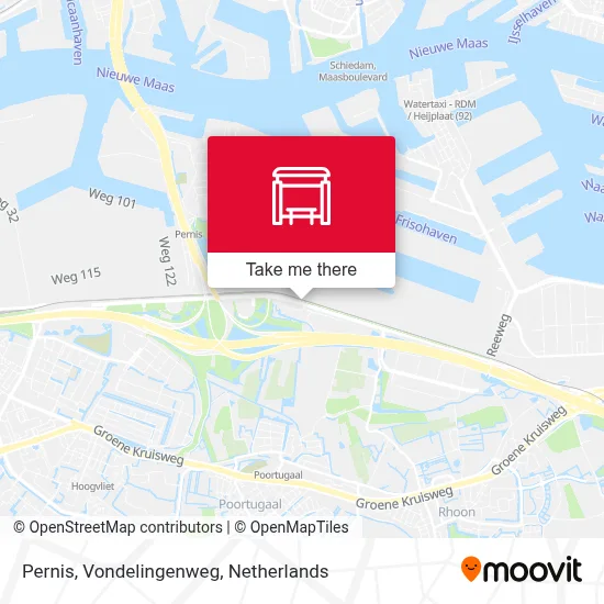 Pernis, Vondelingenweg map