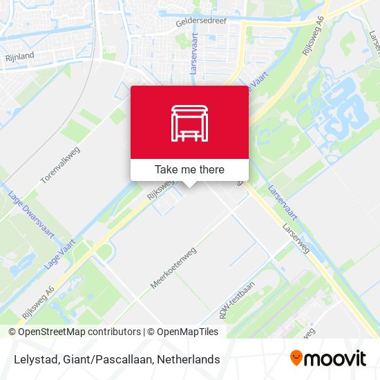 Lelystad, Giant/Pascallaan map