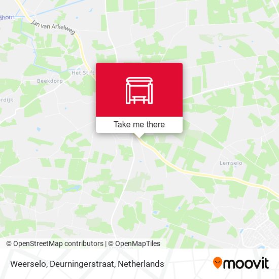 Weerselo, Deurningerstraat map