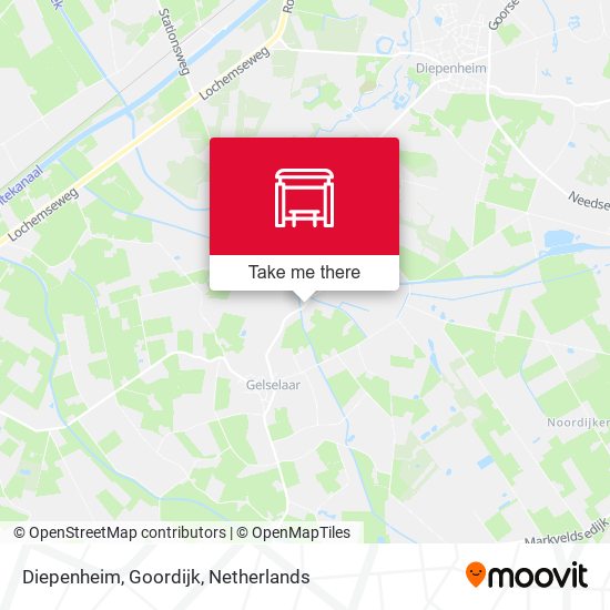 Diepenheim, Goordijk map