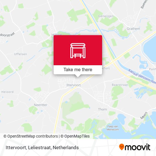 Ittervoort, Leliestraat map