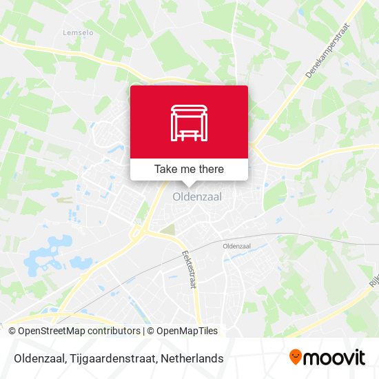 Oldenzaal, Tijgaardenstraat map