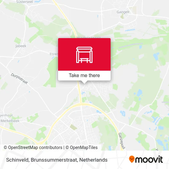 Schinveld, Brunssummerstraat map