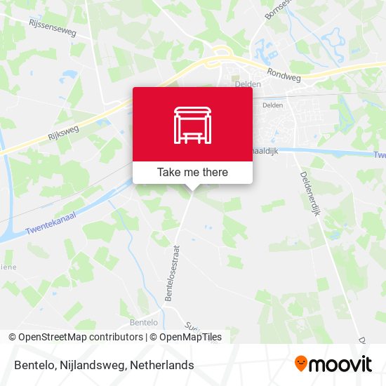 Bentelo, Nijlandsweg map