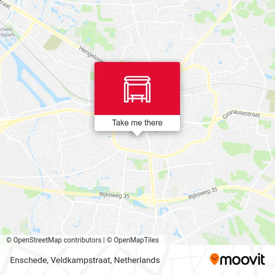 Enschede, Veldkampstraat map