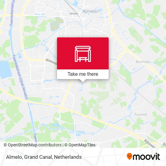 Almelo, Grand Canal map