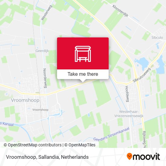 Vroomshoop, Sallandia map