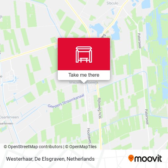 Westerhaar, De Elsgraven map