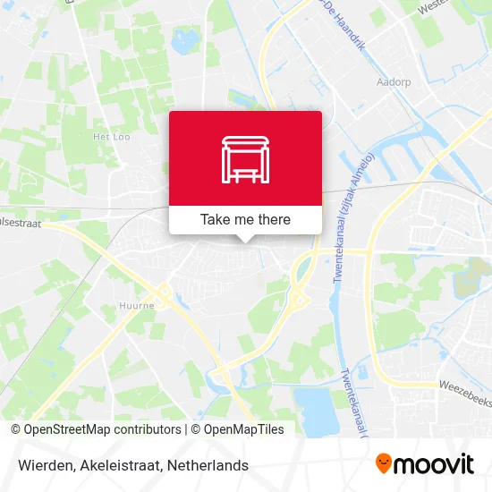 Wierden, Akeleistraat map