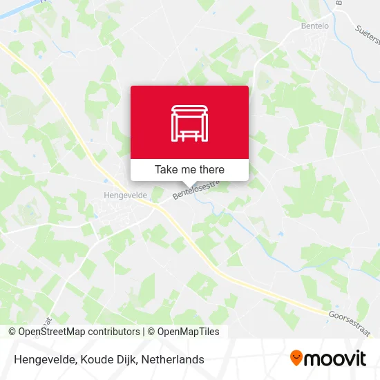 Hengevelde, Koude Dijk Karte