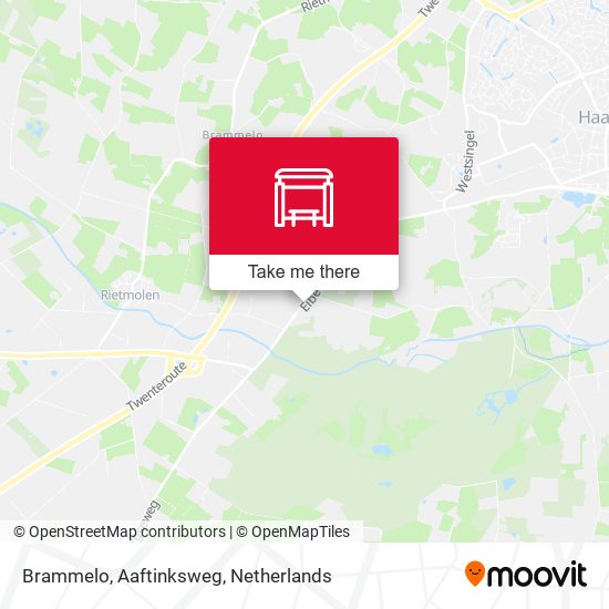 Brammelo, Aaftinksweg map