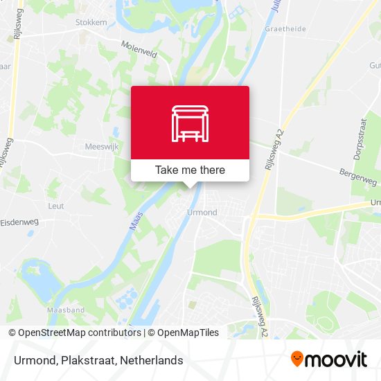Urmond, Plakstraat map
