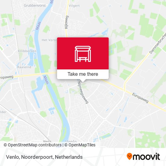 Venlo, Noorderpoort map