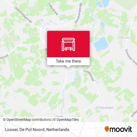 Losser, De Pol Noord map