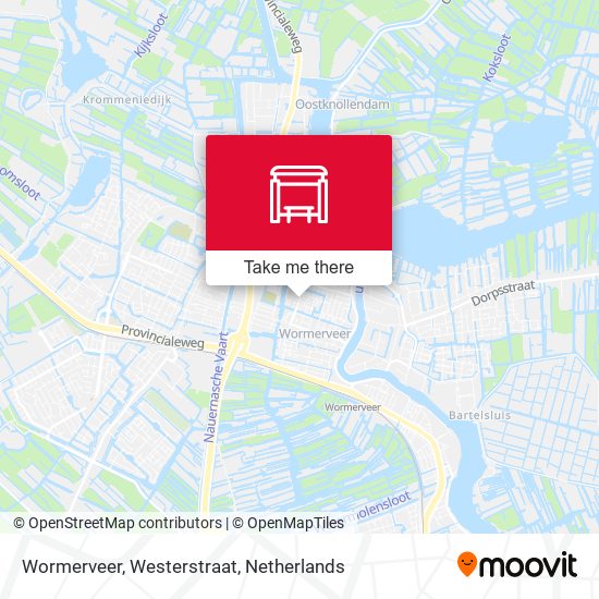 Wormerveer, Westerstraat map