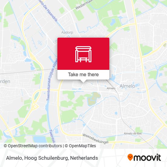 Almelo, Hoog Schuilenburg map