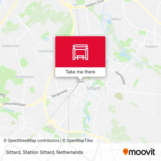 Sittard, Station Sittard map