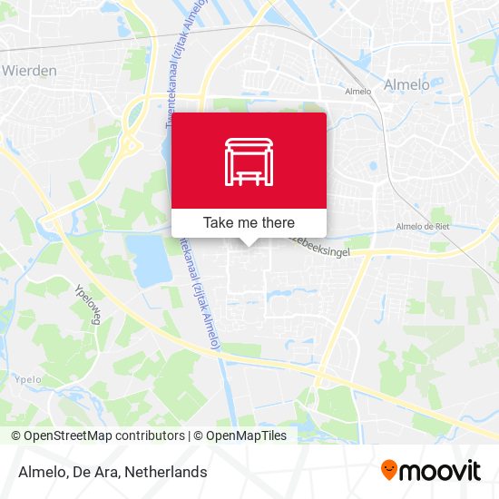 Almelo, De Ara map