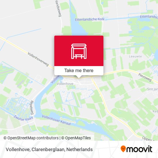 Vollenhove, Clarenberglaan map