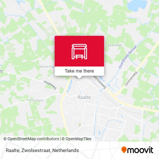 Raalte, Zwolsestraat map