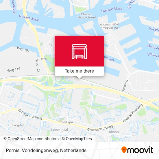 Pernis, Vondelingenweg map