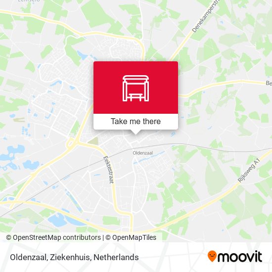 Oldenzaal, Ziekenhuis map