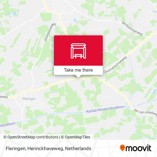 Fleringen, Herinckhaveweg map