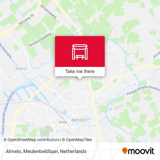 Almelo, Meulenbeldlaan map