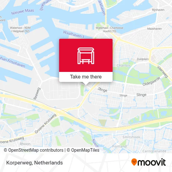 Korperweg map