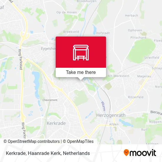 Kerkrade, Haanrade Kerk map