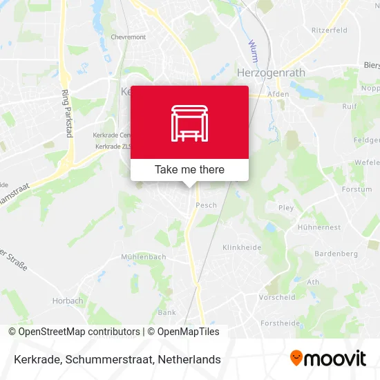 Kerkrade, Schummerstraat Karte